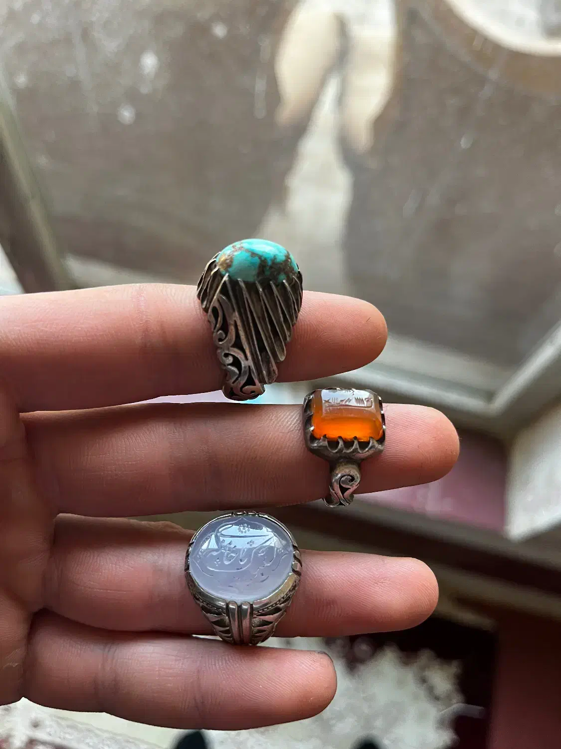 عقیق ضابطی فیروزه نیشابور|جواهرات|خمینیشهر, |دیوار