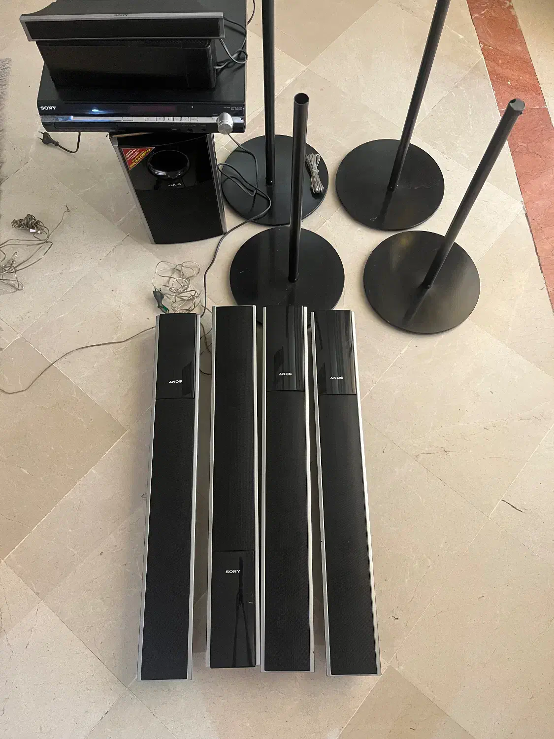 سینما خانگی سونی،دو عدد لوستر و‌ دو عدد پرده یشمی|سیستم صوتی خانگی|تهران, سعادت‌آباد|دیوار