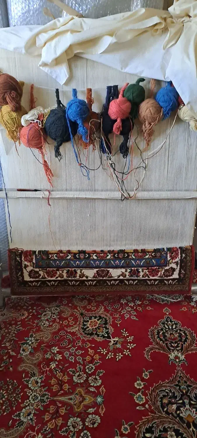 قالی 1در1ونیم|فرش|فارسان, |دیوار