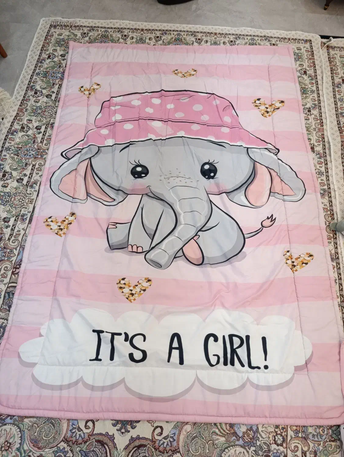 روتختی و پرده کودک صورتی .|سرویس روتختی|تهران, جوادیه|دیوار