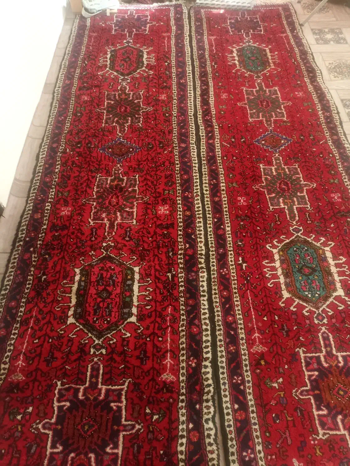 فروش فرش دست بافت 1در4|فرش|تبریز, |دیوار