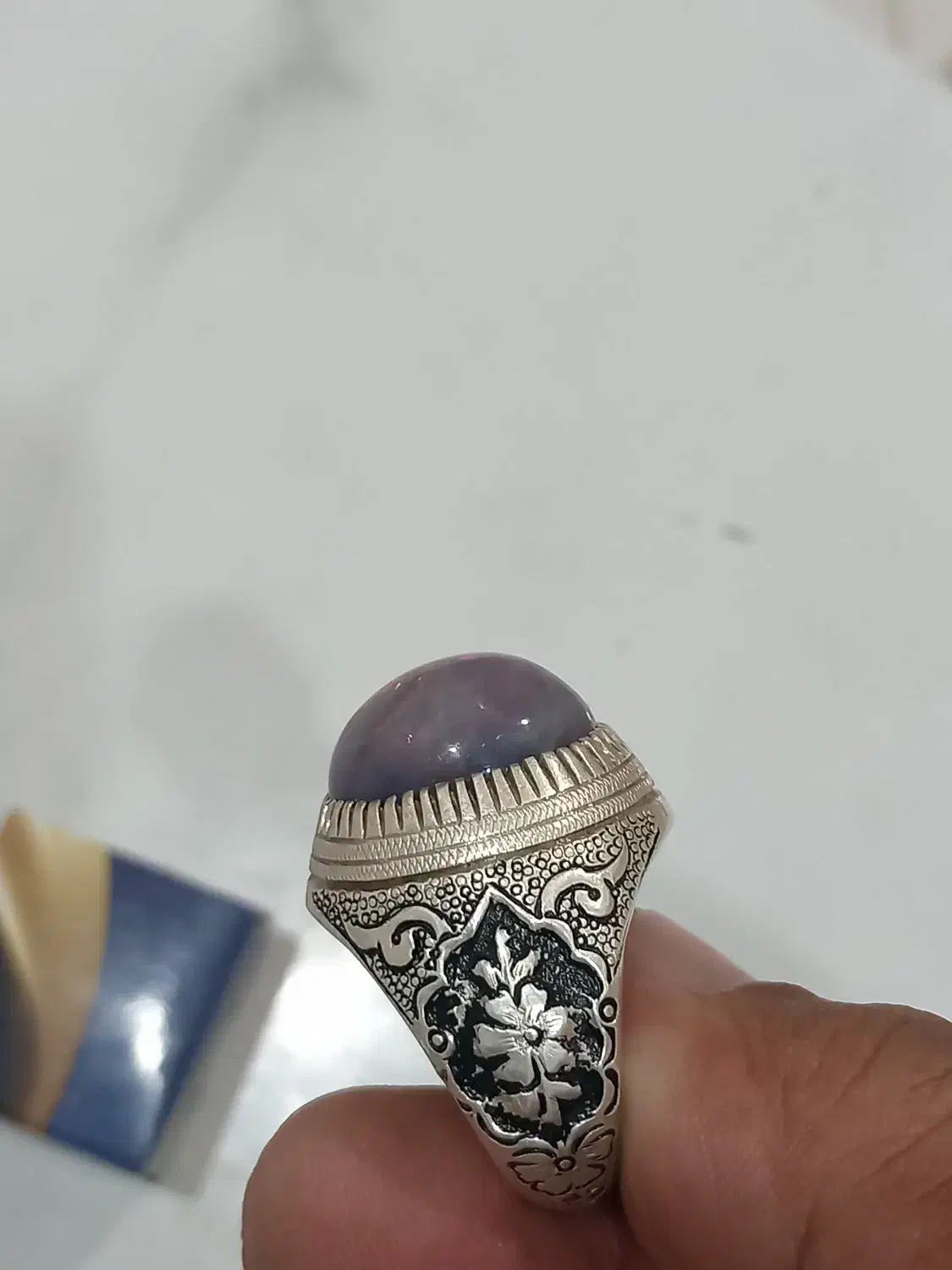 انگشتر اوپال اتیوپی معاوضه با انگشتر یا موبایل|جواهرات|تهران, اتابک|دیوار