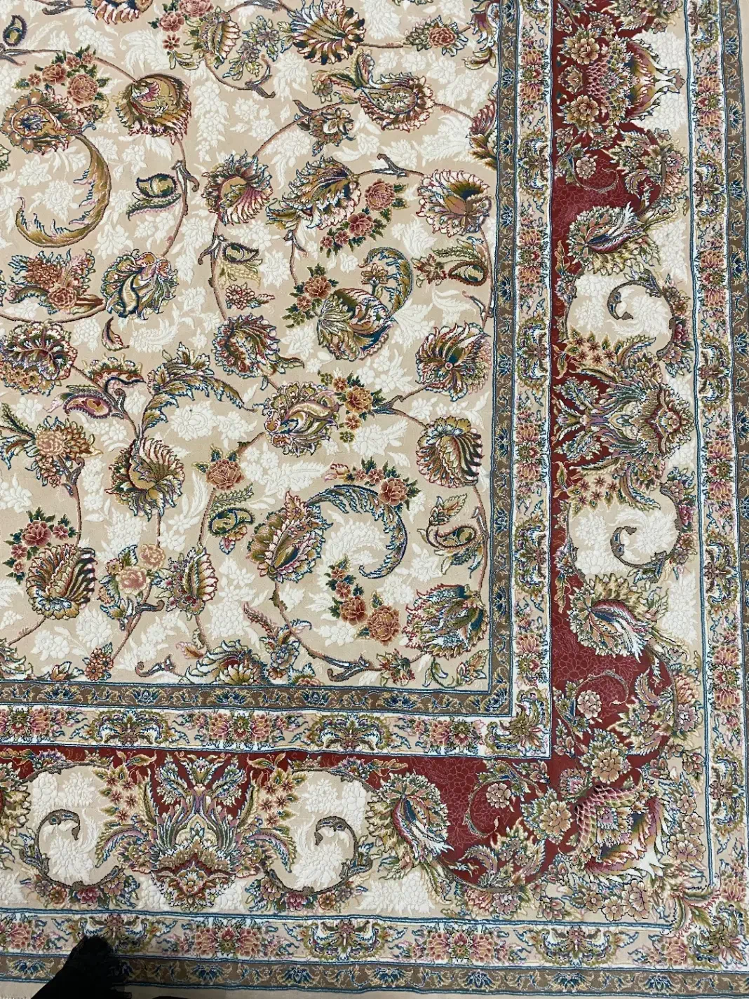 فرش ۹متری کاملا نو گل برجسته|فرش|اراک, |دیوار