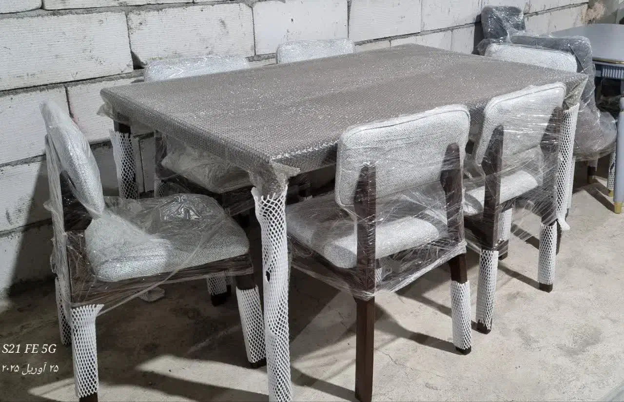 نهار خوری چوب راش 2 سال ضمانت|میز و صندلی غذاخوری|اشکذر, |دیوار