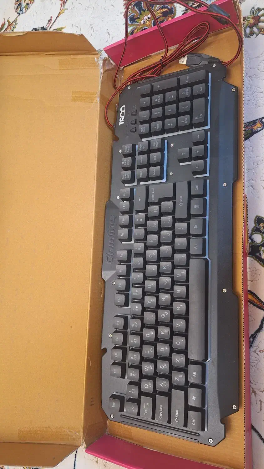 کیبورد تسکو مدلTKM8133|قطعات و لوازم جانبی رایانه|تهران, اوقاف|دیوار