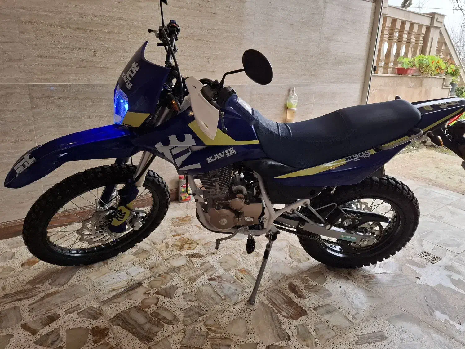 موتور تریل250 کویر تی تو T2 مدل۱۴۰۰ در حد خشک|موتورسیکلت|فومن, |دیوار