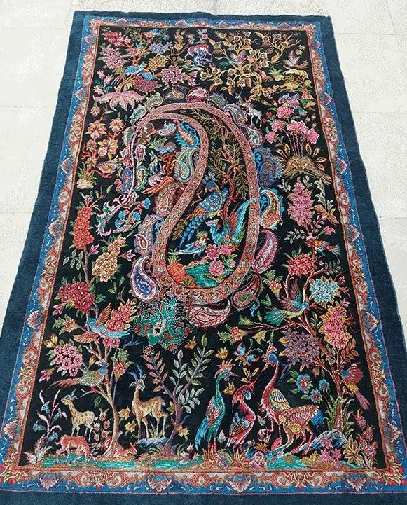 قبول سفارش فرش دستباف به رنگ و ابعاد دلخواه شما|فرش|تهران, مولوی|دیوار