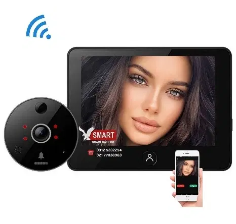 دوربین چشمی درب دیجیتال وای فای ULTRA اسمارتِ ژاپن|دوربین مداربسته|تهران, وحیدیه|دیوار