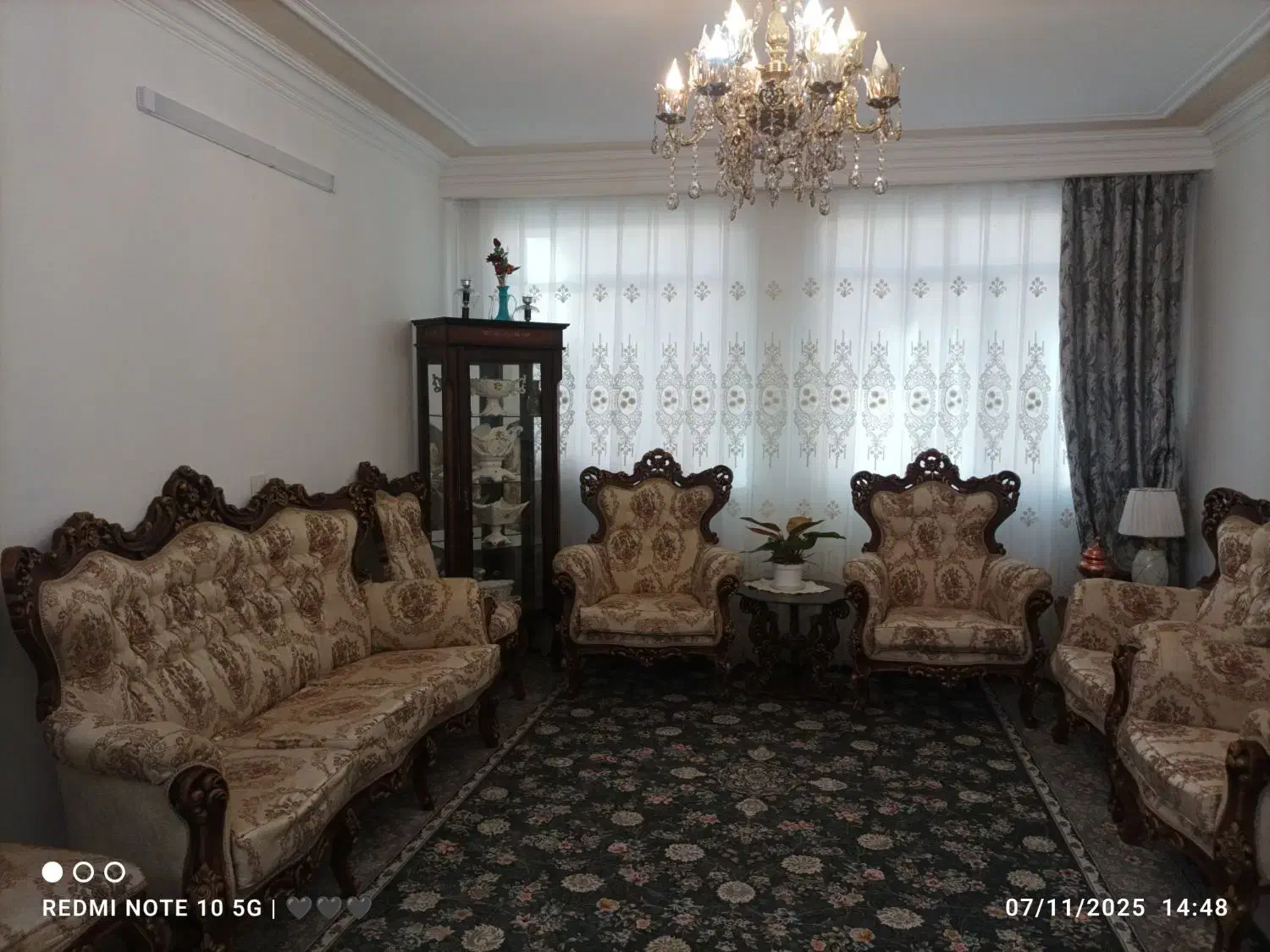 مبل 9نفره سلطنتی کاملا سالم|مبلمان خانگی و میز عسلی|پاکدشت, پاکدشت (مامازند)|دیوار