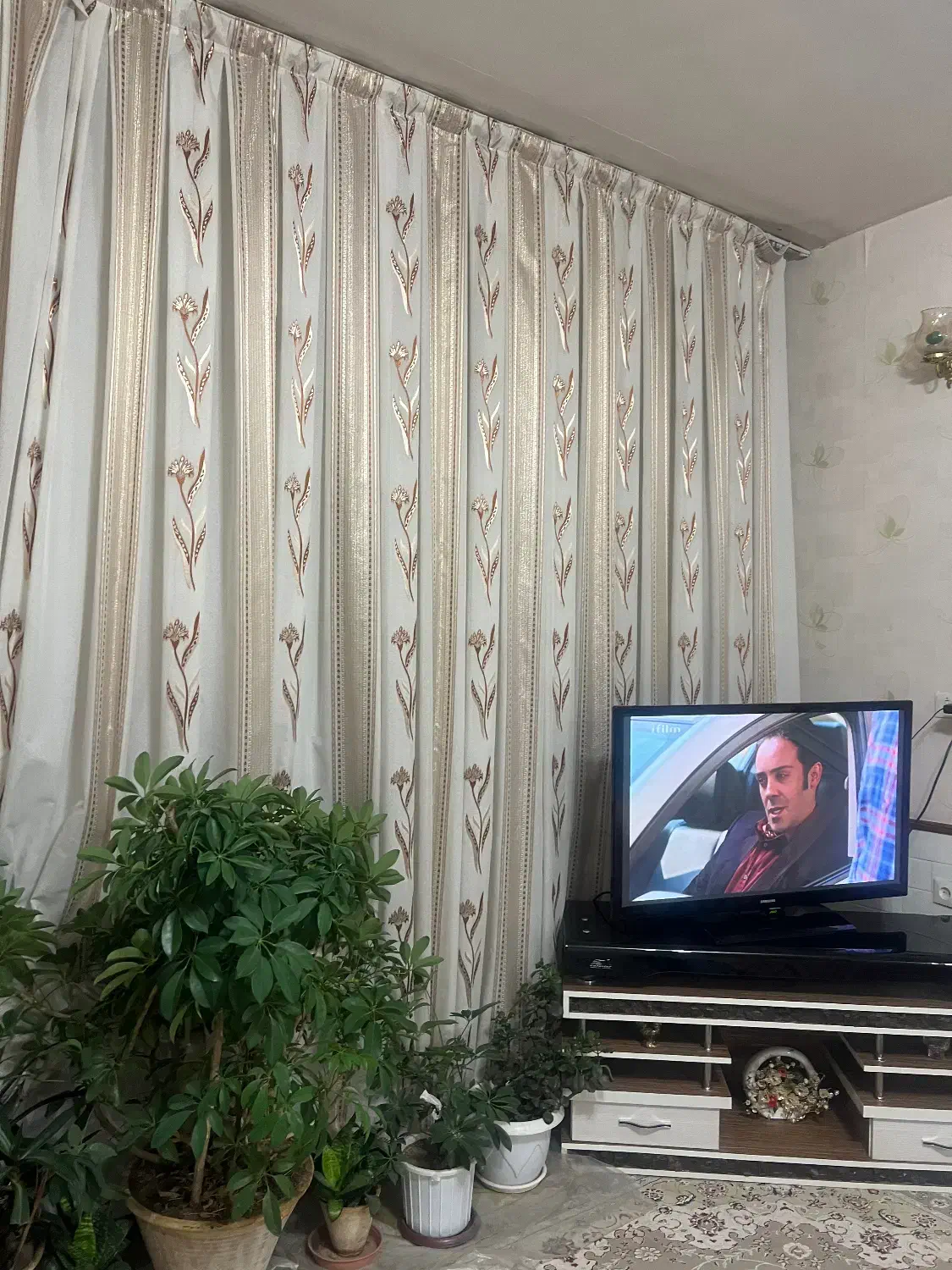 پرده سالن نو|پرده، رانر، رومیزی|لنجان, |دیوار