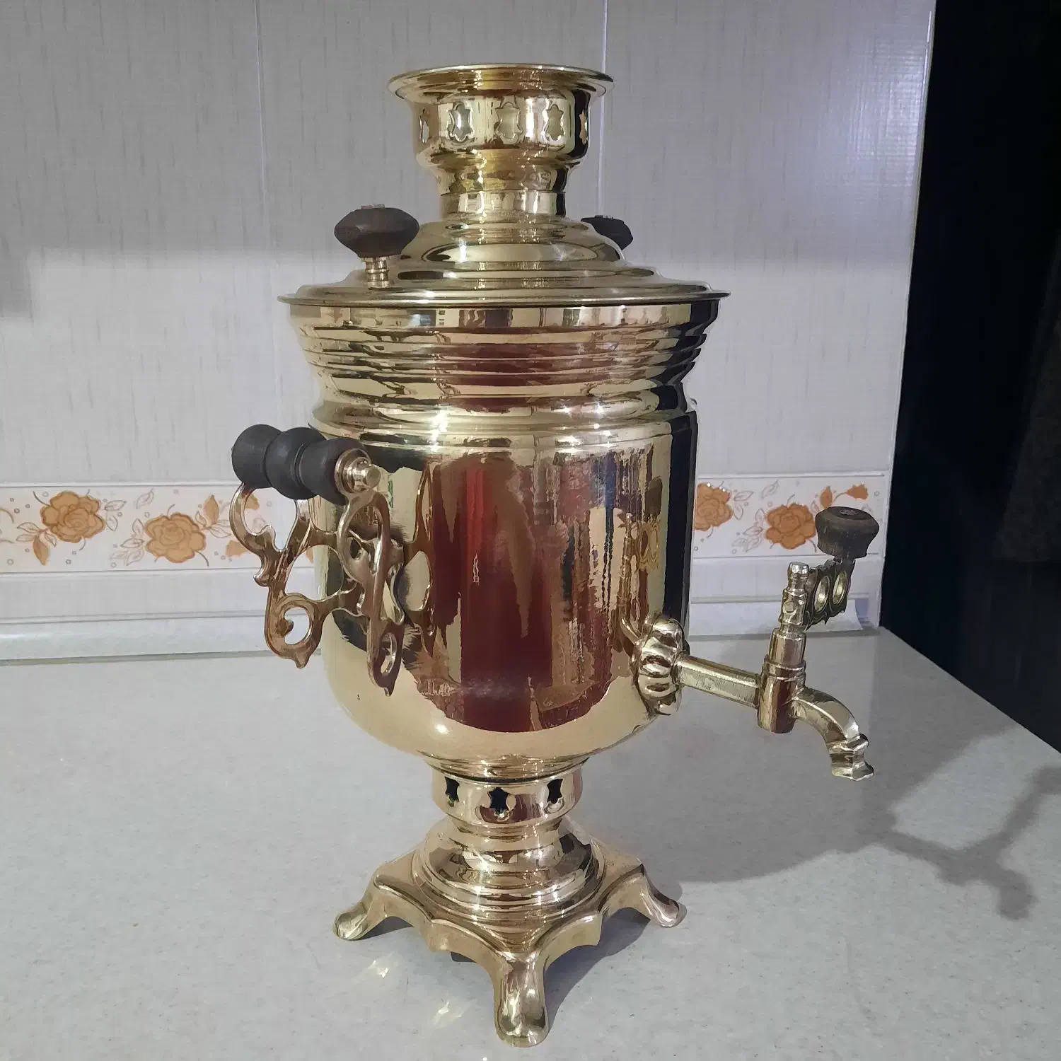 سماور ۳ لیتری روسی|سماور، چای‌ساز، قهوه‌ساز|مراغه, |دیوار