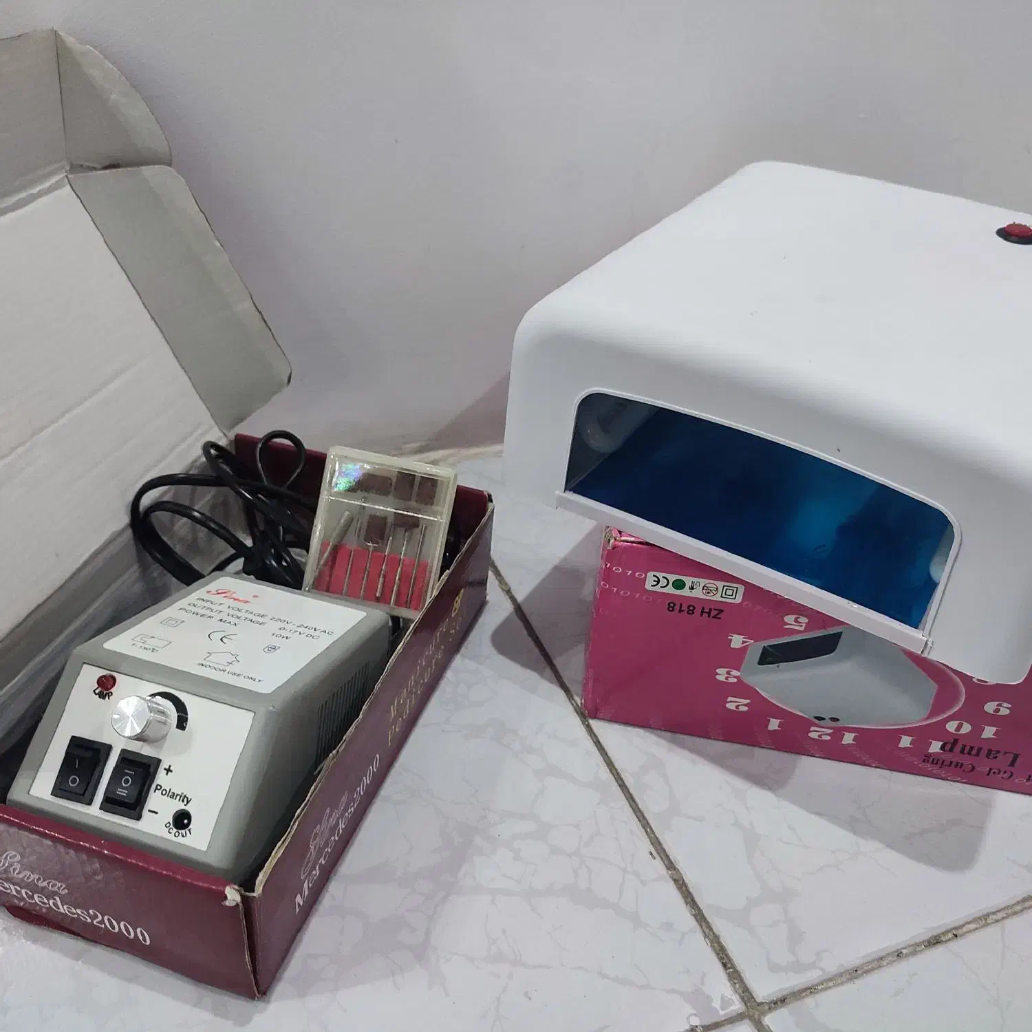 سوهان برقی.دستگاه یووی و برس پیچ چندکاره|آرایشی، بهداشتی، درمانی|کرمانشاه, |دیوار