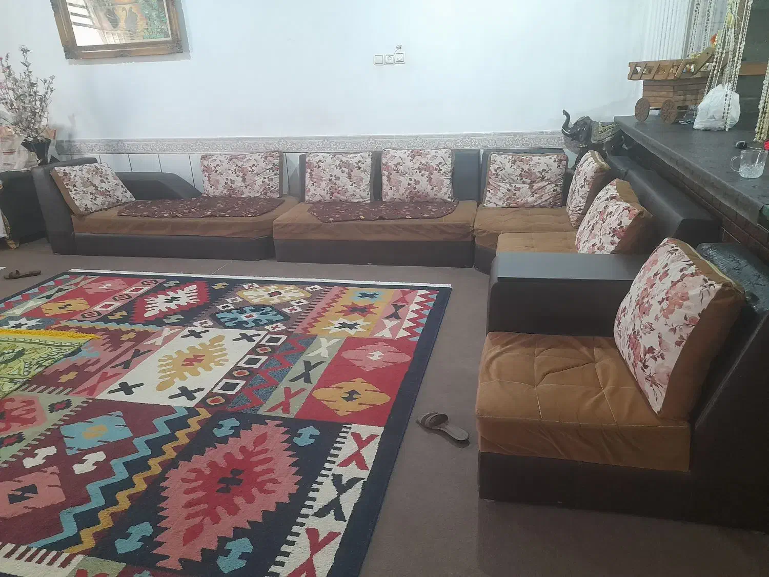 مبلمان چرم|مبلمان خانگی و میز عسلی|ایذه, |دیوار