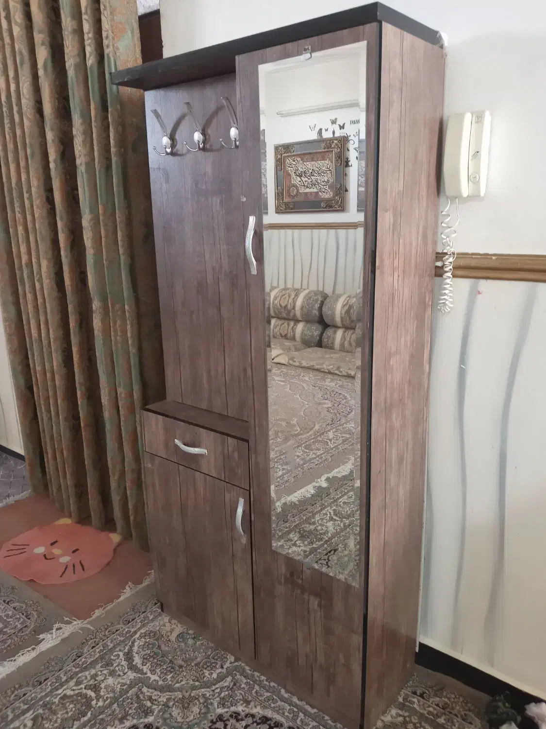 جاکفشی ایستاده|جاکفشی، کمد، دراور|ایرانشهر, |دیوار