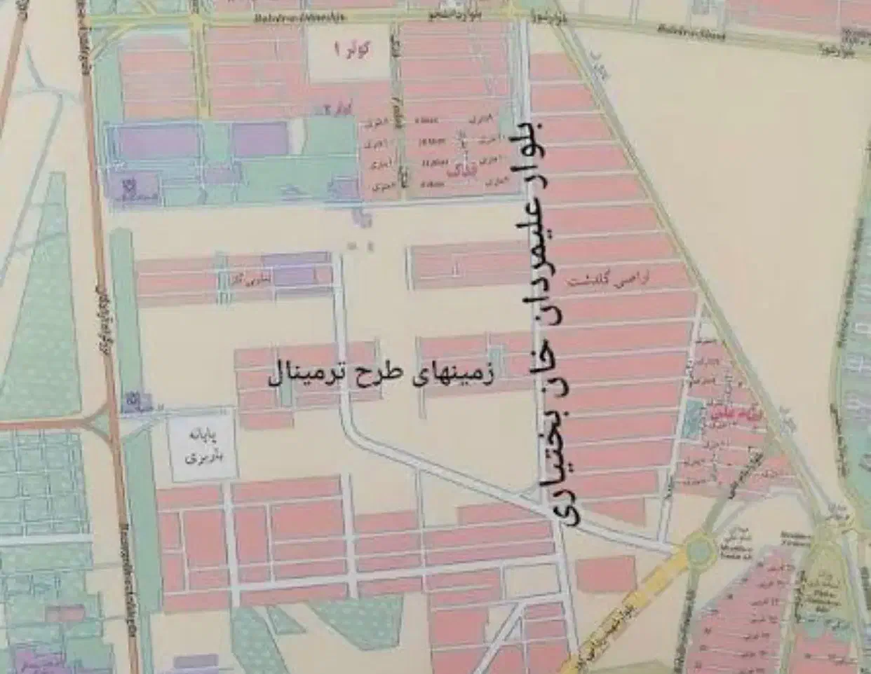 زمین گلبافت|فروش زمین و ملک کلنگی|شاهین‌شهر, فدک|دیوار