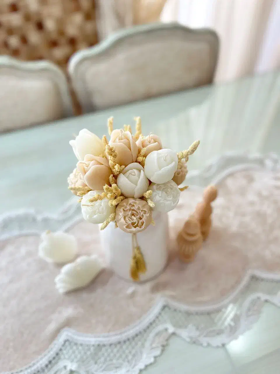 شمعگلهای لوکس و دستساز کمیاب و ماندگار|گل مصنوعی|تهران, مجیدیه|دیوار