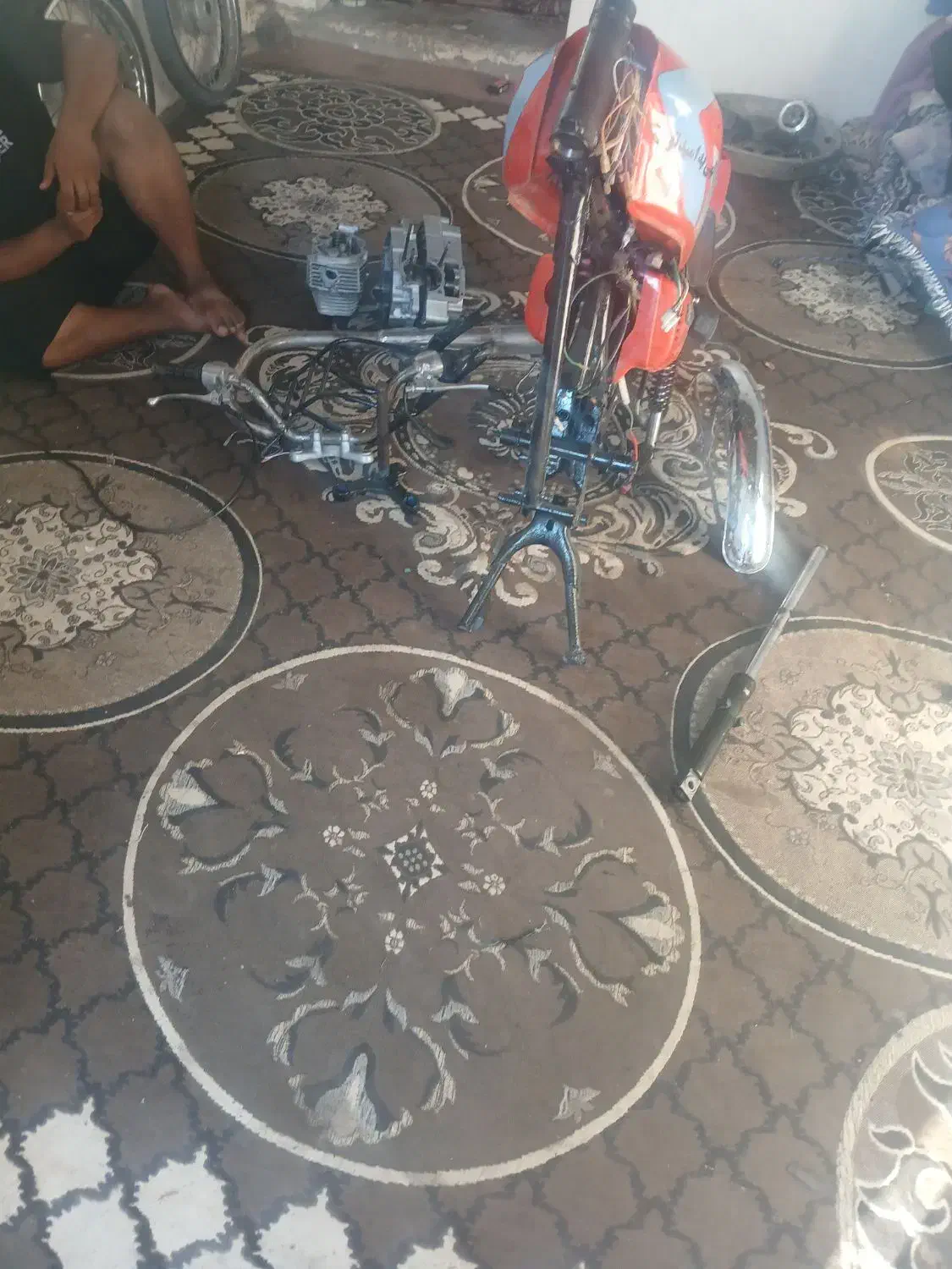 فروش موتور ۱۲۵مزایدی|موتورسیکلت|میناب, |دیوار