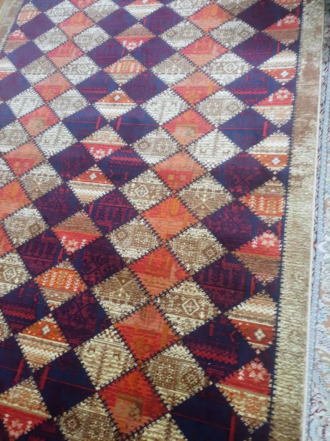 یک تخته گلیم فرش نو ۶ متری قیمت ۱۱ میلیون تومان|گلیم، جاجیم، گبه|سنگر, |دیوار