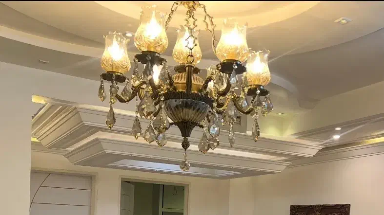 لوستر|لوستر و چراغ آویز|کاشان, عربها|دیوار