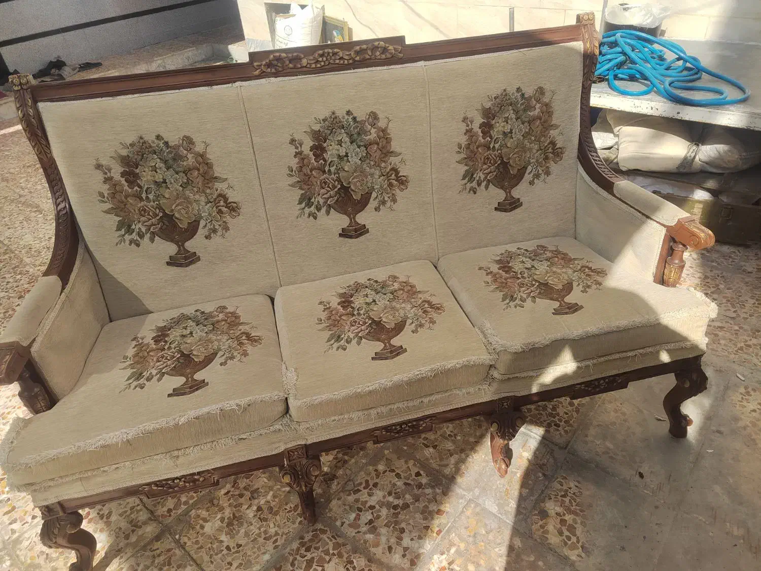 مبل 7 نفره تر وتمیز|مبلمان خانگی و میز عسلی|باغ ملک, |دیوار