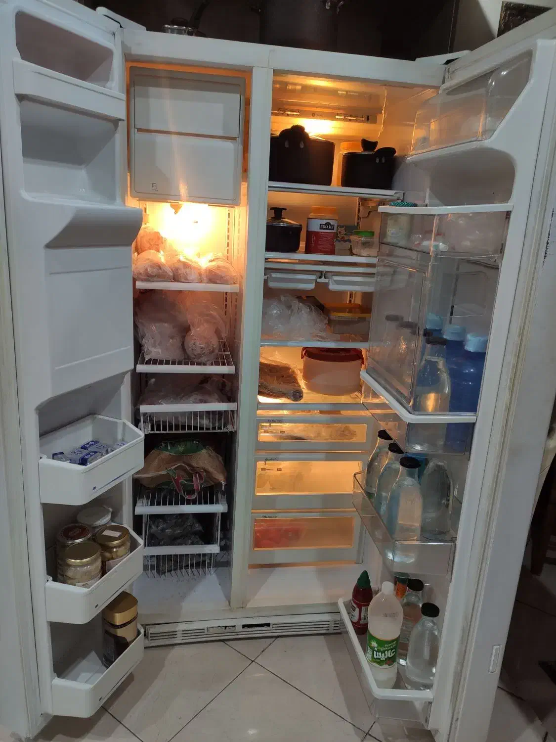 یخچال ساید بای ساید آمریکایی جنرال الکتریک پرفایل|یخچال و فریزر|نسیم‌شهر, |دیوار