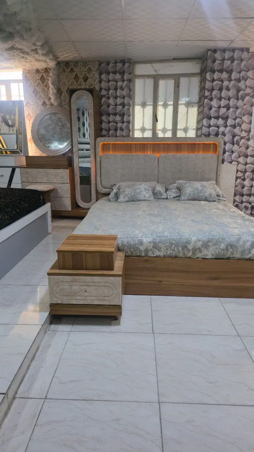 سرویس خواب کاپر زرکالا|تخت و سرویس خواب|یاسوج, |دیوار