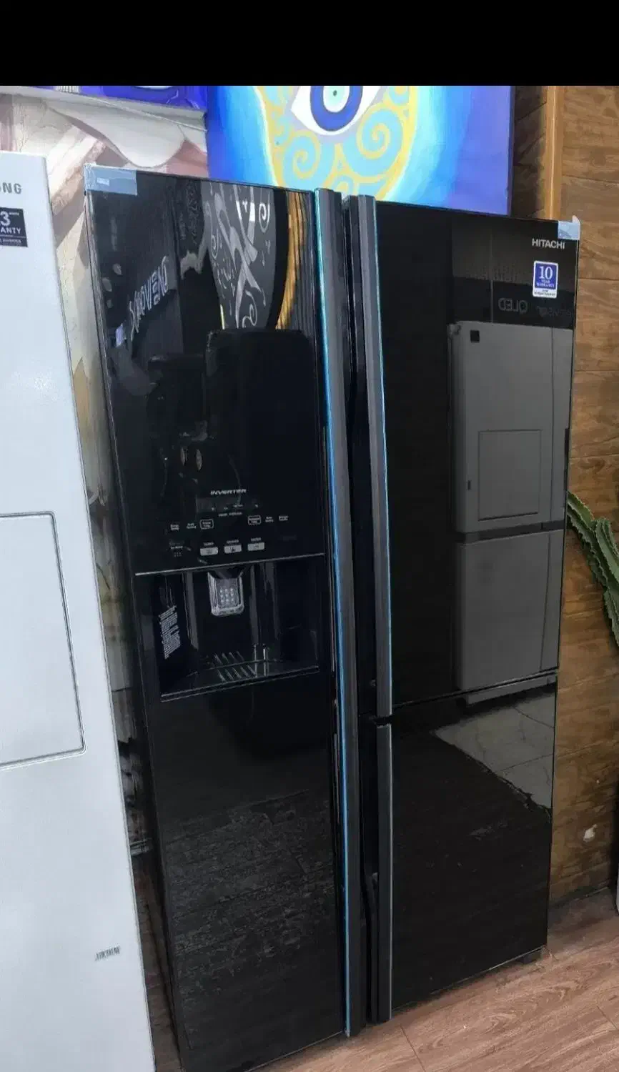 یخچال فریزر دو قلوی ( ال جی) ویترینی نو|یخچال و فریزر|دوگنبدان, |دیوار