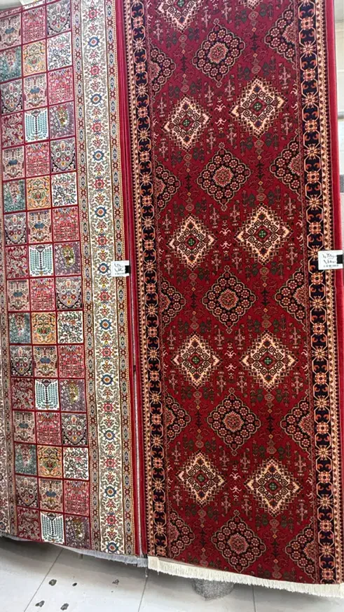 فرش متری ۱۲۰۰ شانه کویر یزد برشی سلیمانی گلشهر|فرش|زنجان, |دیوار