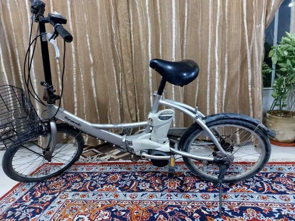 دوچرخه برقی ژاپنی تاشو مارک پاناسونیک.|دوچرخه، اسکیت، اسکوتر|اصفهان, برازنده|دیوار