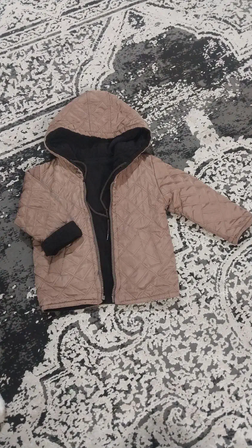 کاپشن دو رو|کفش و لباس بچه|مشهد, زمرد|دیوار