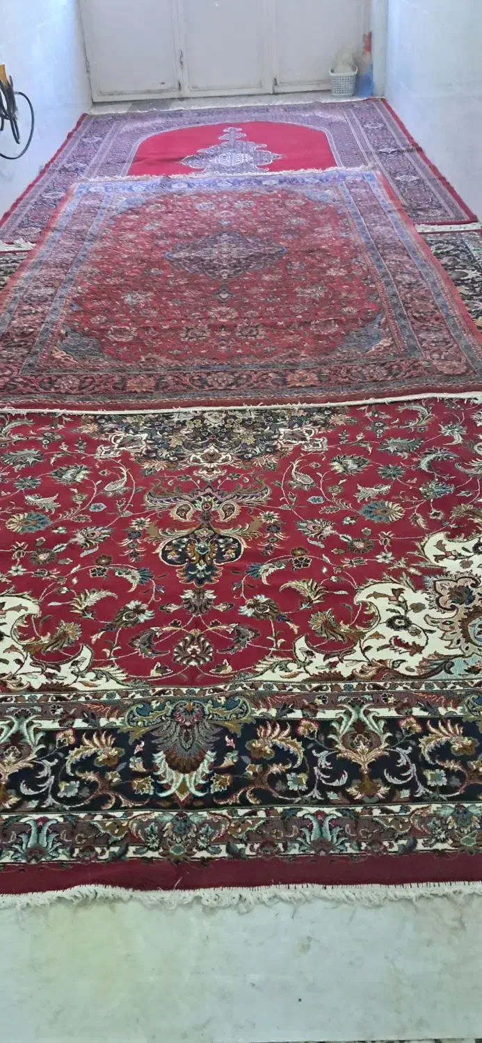 دو فرش ماشینی ۱۲ متری و یک فرش دستباف ۹ متری|فرش|خوانسار, |دیوار