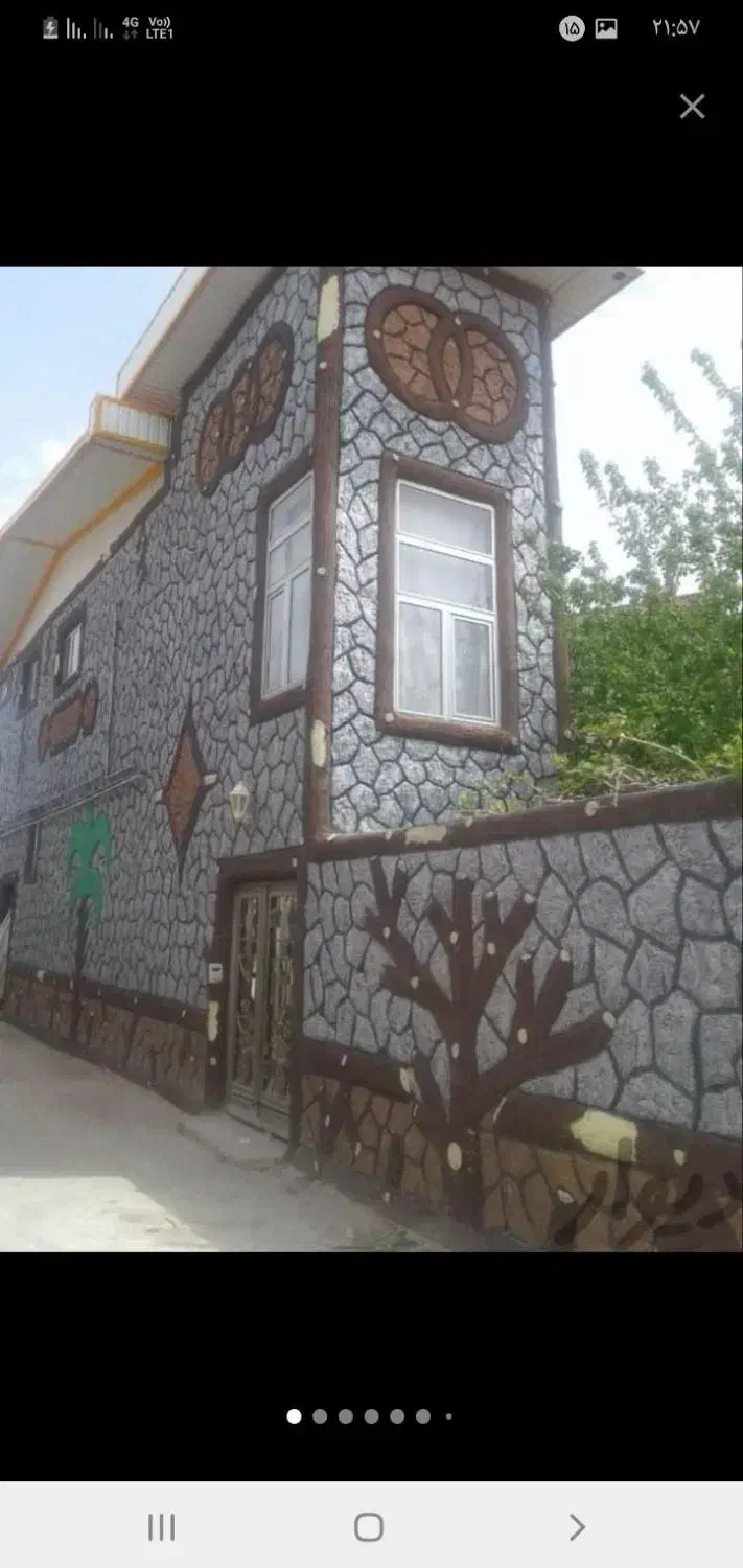 سیمانکاری با طرح سنگ ورنگ کاری|خدمات پیشه و مهارت|آذرشهر, |دیوار