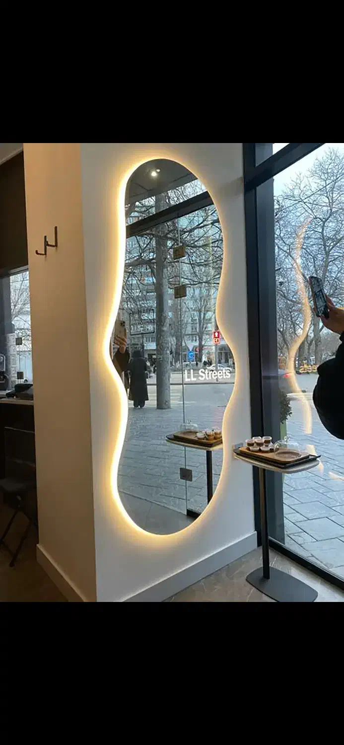 انواع آینه دفورمه آینه تاچ و بک لایت و آینه تراش|آینه|کرج, شیخ آباد|دیوار