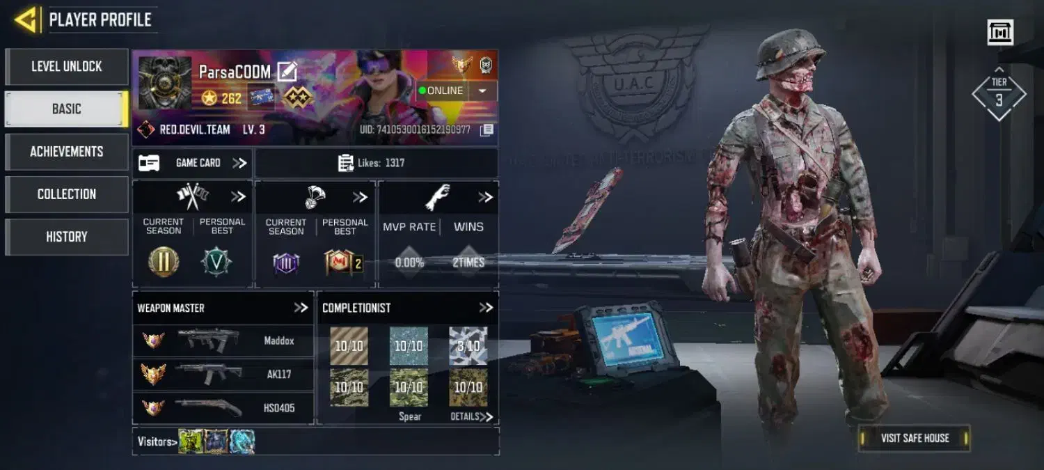 اکانت کالاف|کنسول، بازی ویدئویی و آنلاین|یاسوج, |دیوار