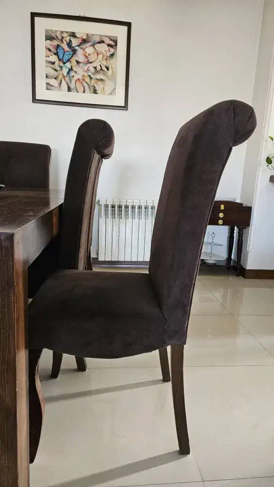 میزنهارخوری۸نفره با صندلی|میز و صندلی غذاخوری|مشهد, نیروی هوایی|دیوار