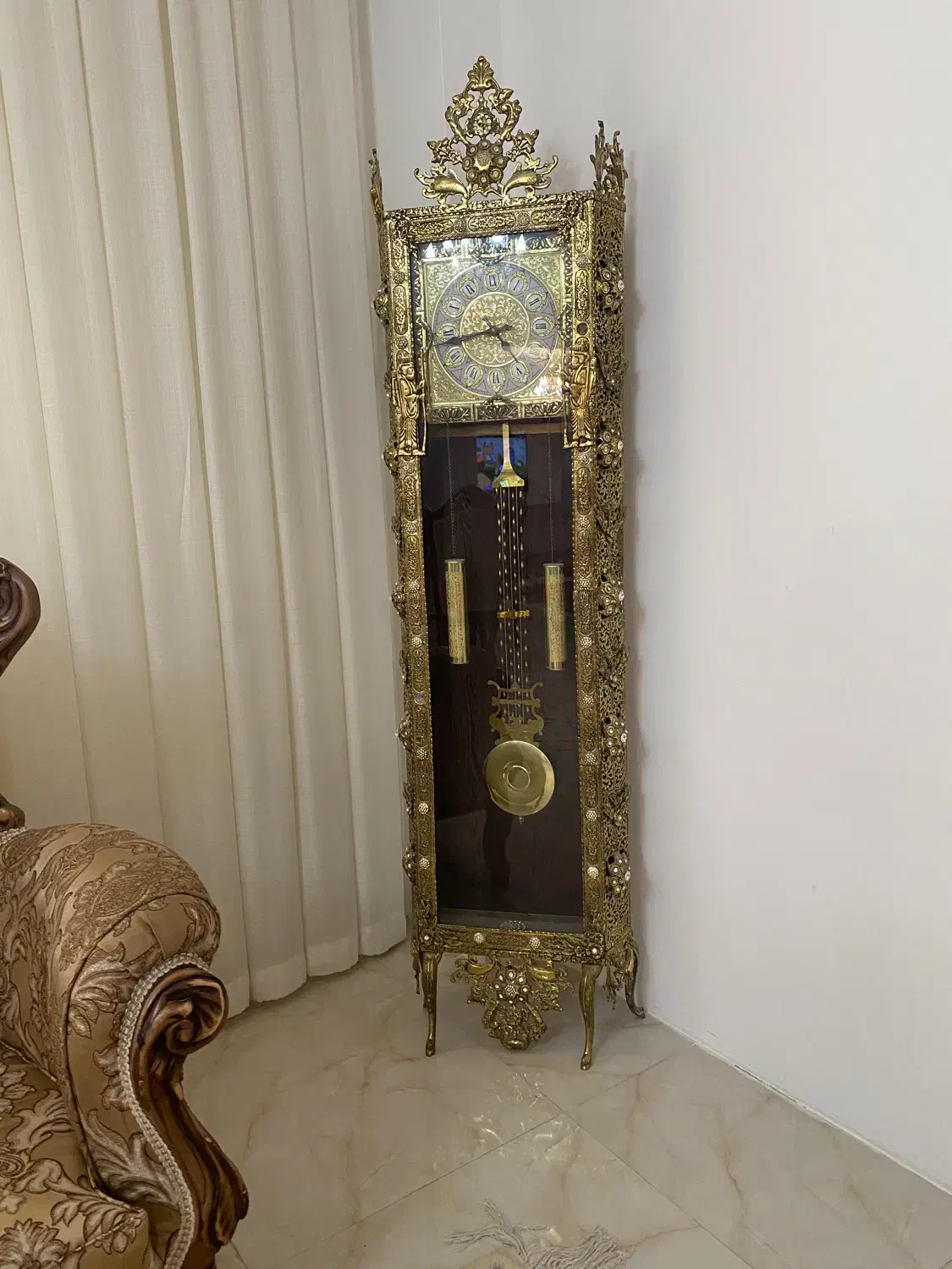 ساعت برنز|ساعت دیواری و تزئینی|میانه, |دیوار