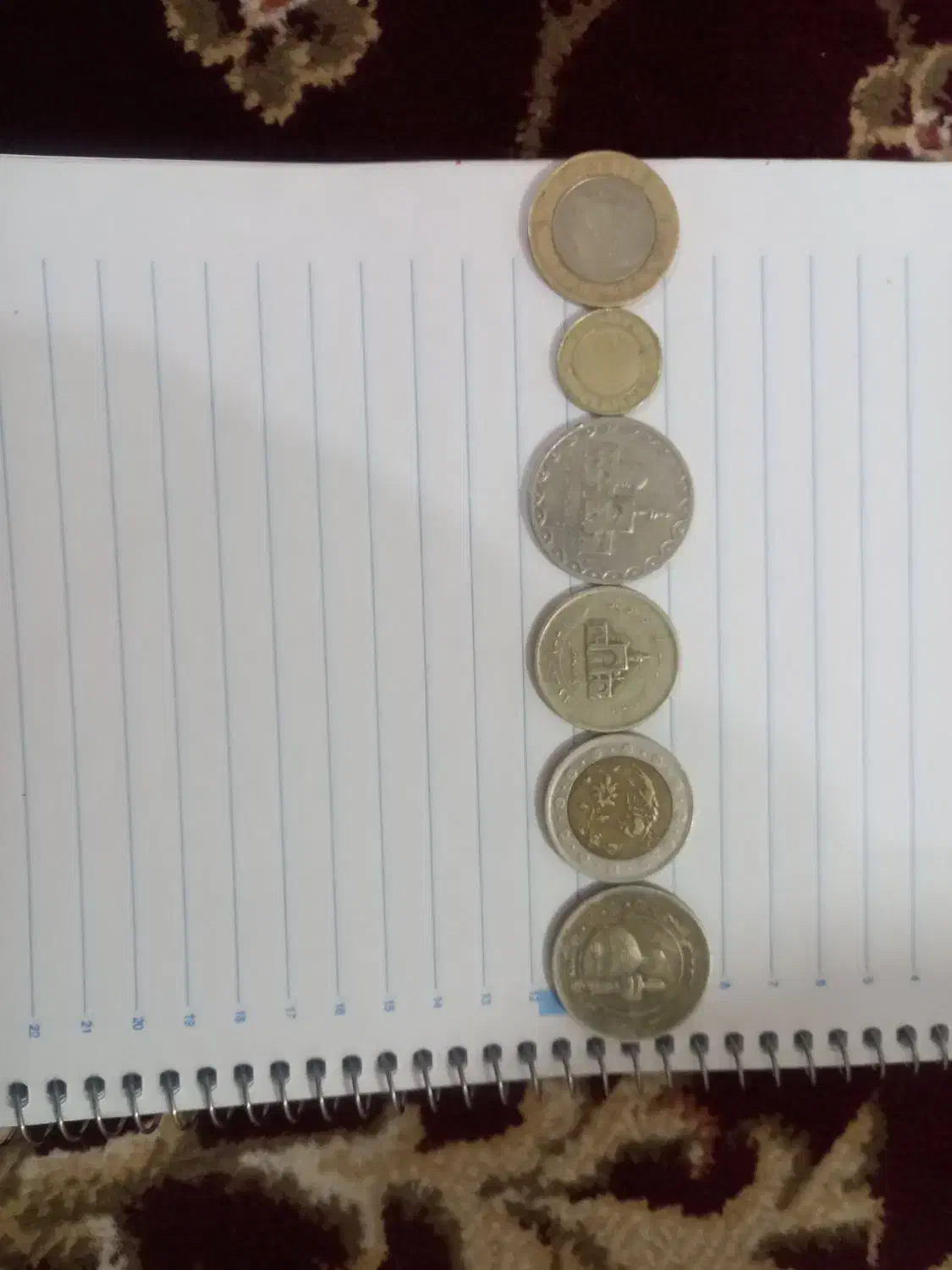 ۶ عدد سکه|کلکسیون سکه، تمبر، اسکناس|خوی, |دیوار