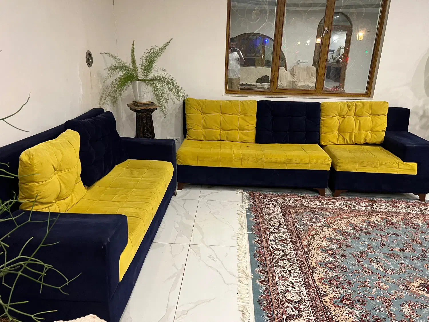 مبل ۷ نفره|مبلمان خانگی و میز عسلی|صوفیان, |دیوار