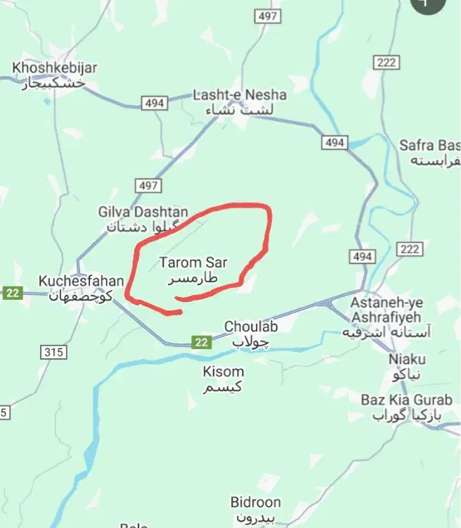 زمین مسکونی زراعی لولمان رودبارکی طارمسر|فروش زمین و ملک کلنگی|لولمان, |دیوار