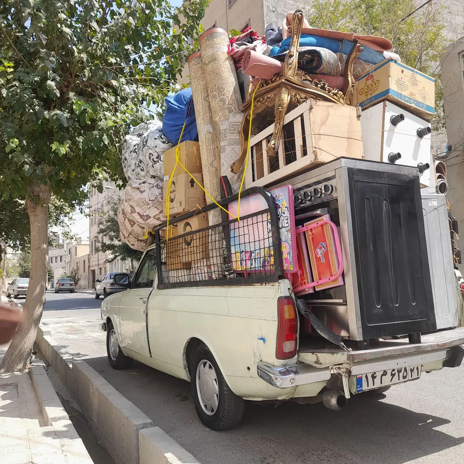 حمل بار وانت پیکان تا وزن ۱۵۰۰|خدمات حمل و نقل|باقرشهر, |دیوار