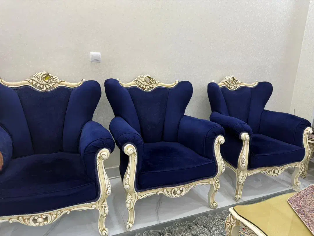 مبل سلطنتی|مبلمان خانگی و میز عسلی|پرند, فاز ۵|دیوار