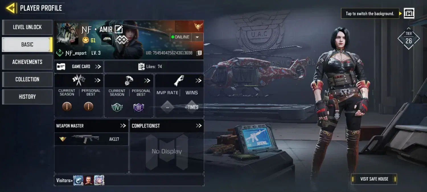 اکانت کالاف اسکین آرتری اصلی|کنسول، بازی ویدئویی و آنلاین|کرمانشاه, |دیوار