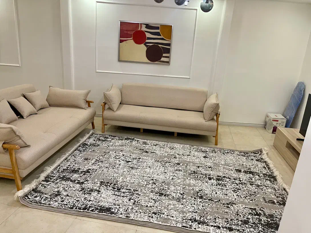 ۲عدد فرش شش متری طرح مینیمال و مراکشی (نو اکبند)|فرش|تهران, سید خندان (جلفا)|دیوار