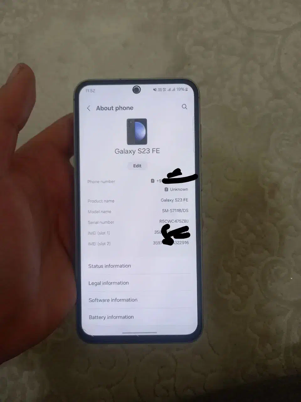 سامسونگ Galaxy S23 FE با حافظهٔ ۲۵۶ گیگابایت|موبایل|تهران, تهرانپارس شرقی|دیوار
