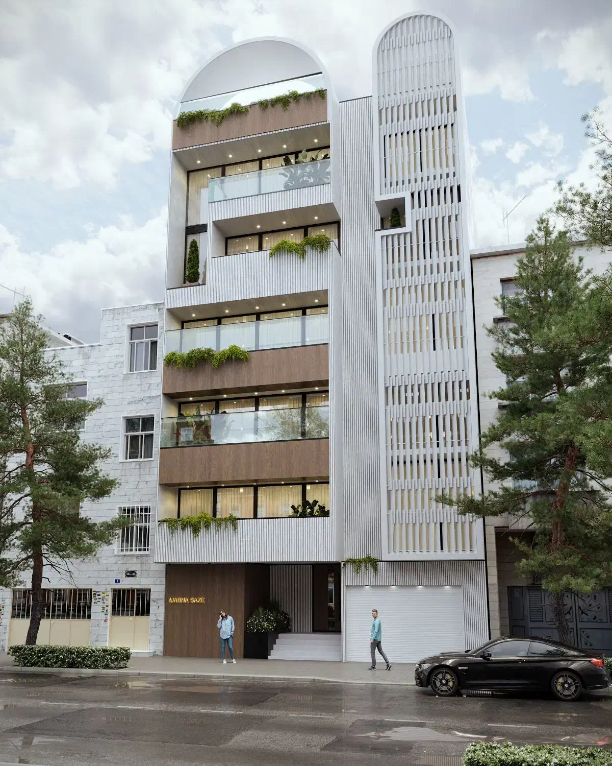 طراحی ۳بعدی حرفه‌ای نمای ساختمان.محوطه.کابینت|خدمات پیشه و مهارت|لاهیجان, قیام|دیوار