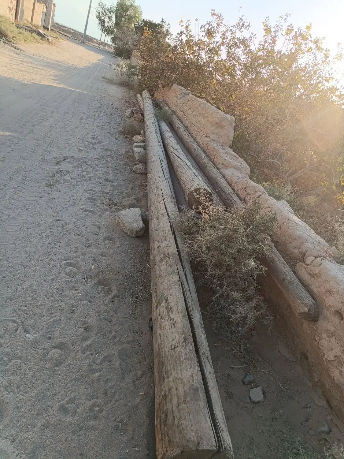 تیر برق چوبی|مصالح و تجهیزات ساختمان|زارچ, |دیوار