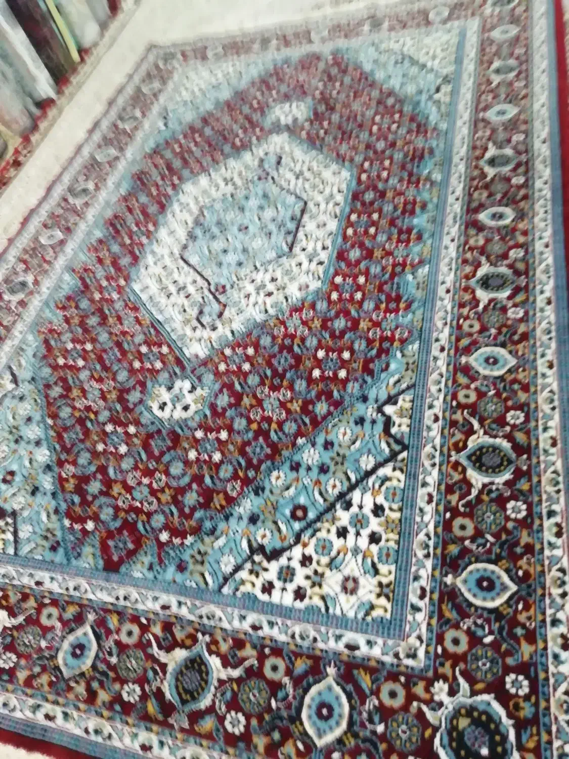 فرش شش متری تمام نخ|فرش|پارسآباد, |دیوار