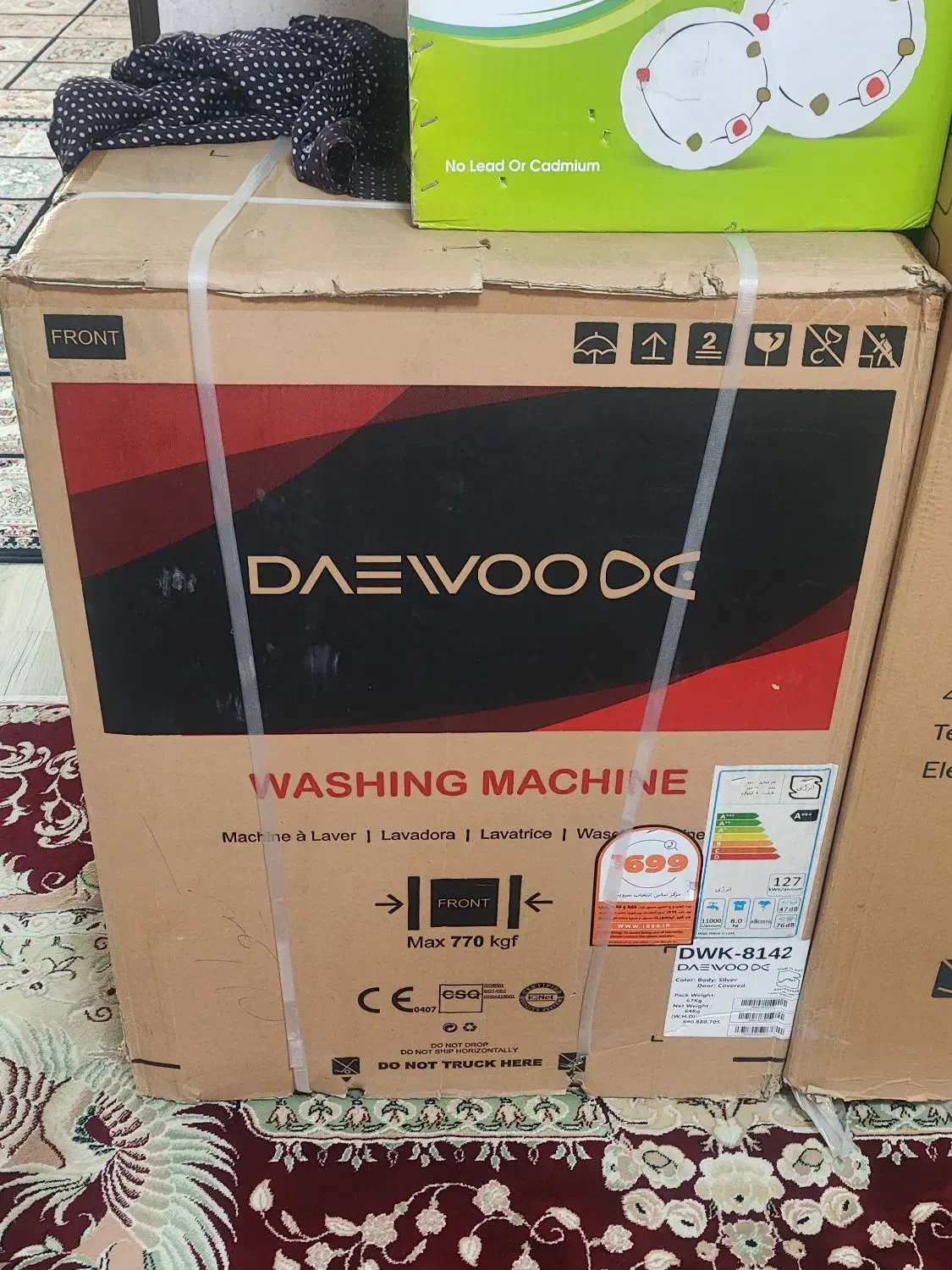 ماشین لباسشویی دوو مدل DWK8142|ماشین لباسشویی و خشک‌کن لباس|اسلام‌شهر, شهرک واوان|دیوار