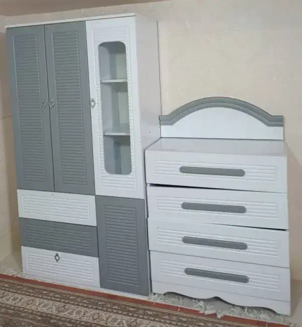 سرویس خواب کودک|تخت و صندلی بچه|بادرود, |دیوار