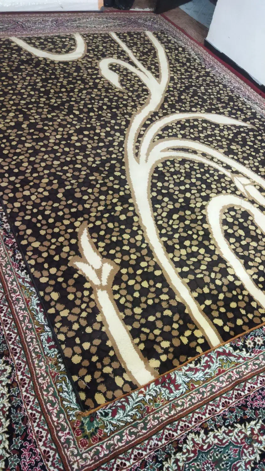 گلیم فرش در حد نو طرح سنگ|فرش|قم, پردیسان|دیوار